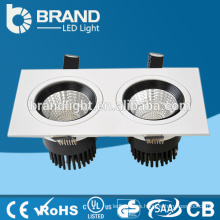 CE RoHS Fábrica de China Dos cabezas downlight llevado rectangular de 2 * 10W